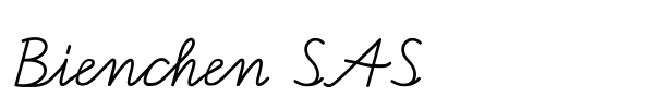 Bienchen SAS font preview